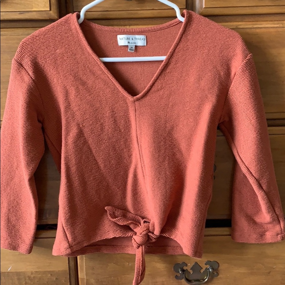 Tie front top